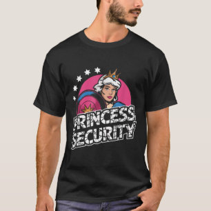 Camiseta Princess Security Birthday Dad &amp; Mom Boys Brot