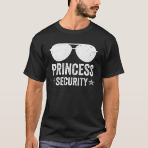 Camiseta Princess Security Boys Big Brother Vintage Birthda