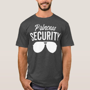 Camiseta Princess Security Dad Boyfriend Husband Pregancy