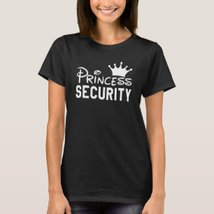 Camiseta Princess Security Tema Fiesta Cumpleaños Coinciden