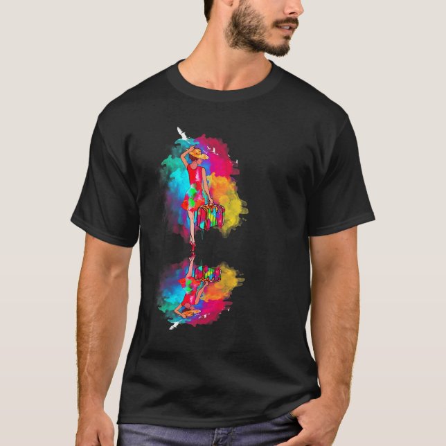 Camiseta Princess Travel Queen Cruising Honeymoon Cr (Anverso)