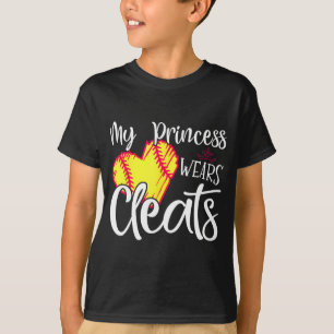 Camiseta Princess Wears Limpia el equipo de béisbol de mamá