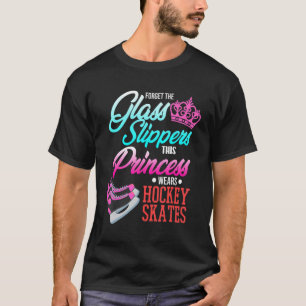 Camiseta Princess Wears Wee Hockey sobre hielo Juega Deport