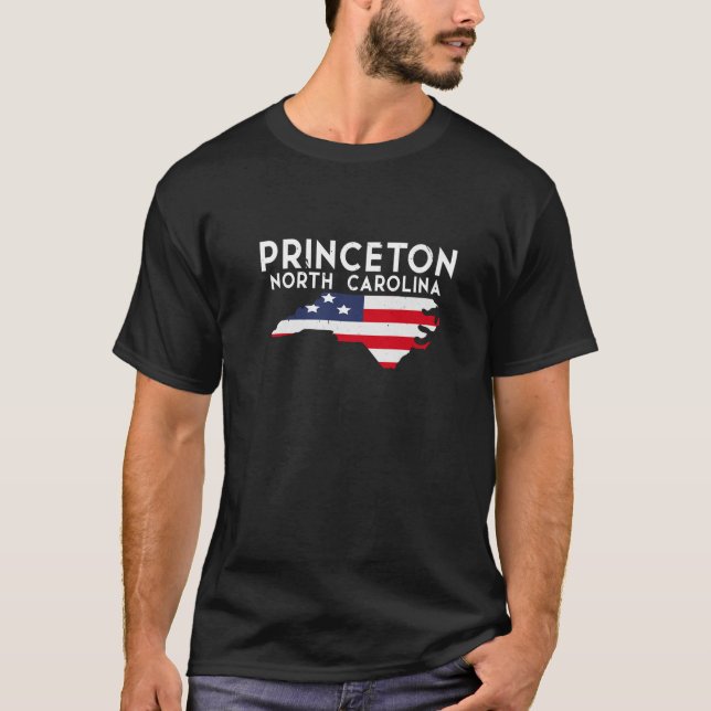 Camiseta Princeton Carolina del Norte Estados Unidos Estado (Anverso)