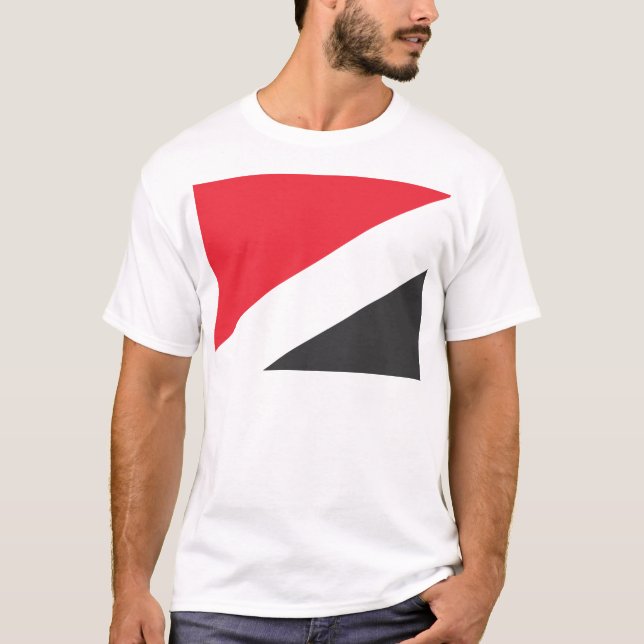 Camiseta Principado de la bandera de Sealand (Anverso)