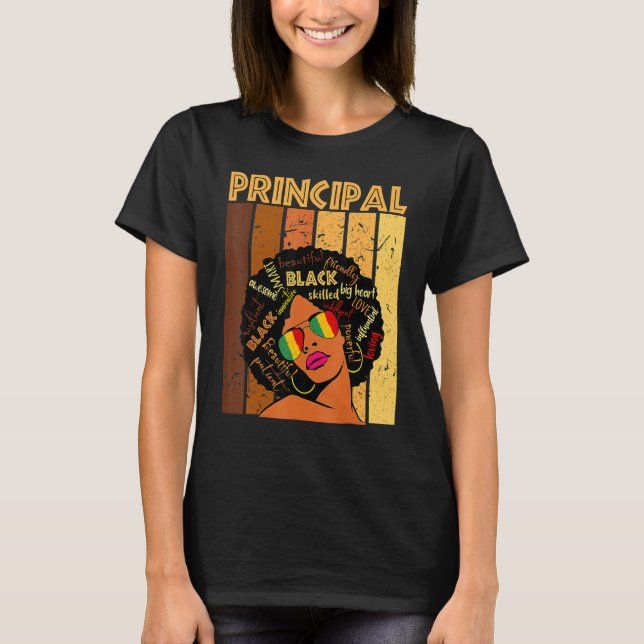 Camiseta Principal Afro African American Women Black Histor (Anverso)
