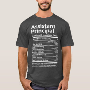 Camiseta Principal Auxiliar De Nutrición E Innegable Cara