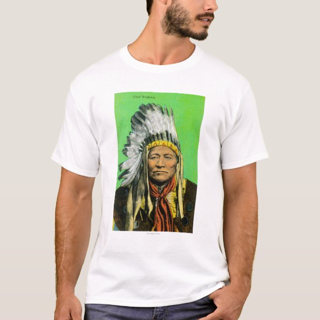 Camiseta Principal retrato de Washakie (Anverso)