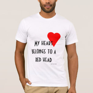 Camiseta principal roja del corazón