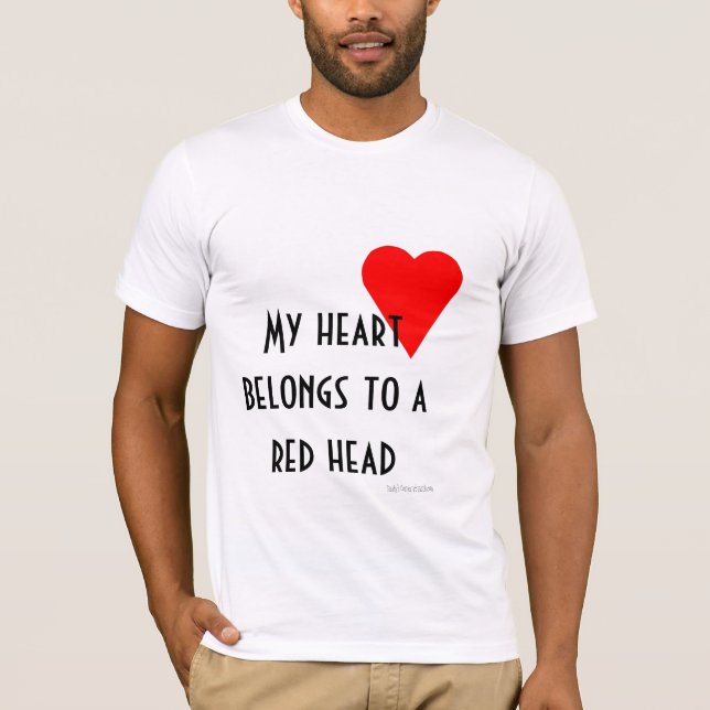 Camiseta principal roja del corazón (Anverso)