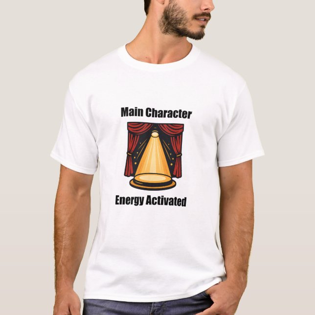 Camiseta Principales Des de energía personal activados de c (Anverso)