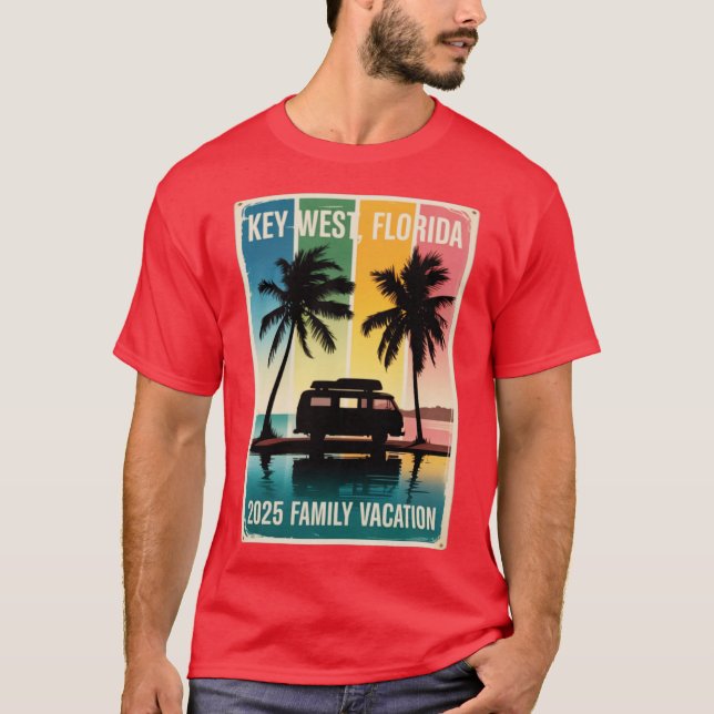 Camiseta Principales vacaciones RV de la familia West Flori (Anverso)