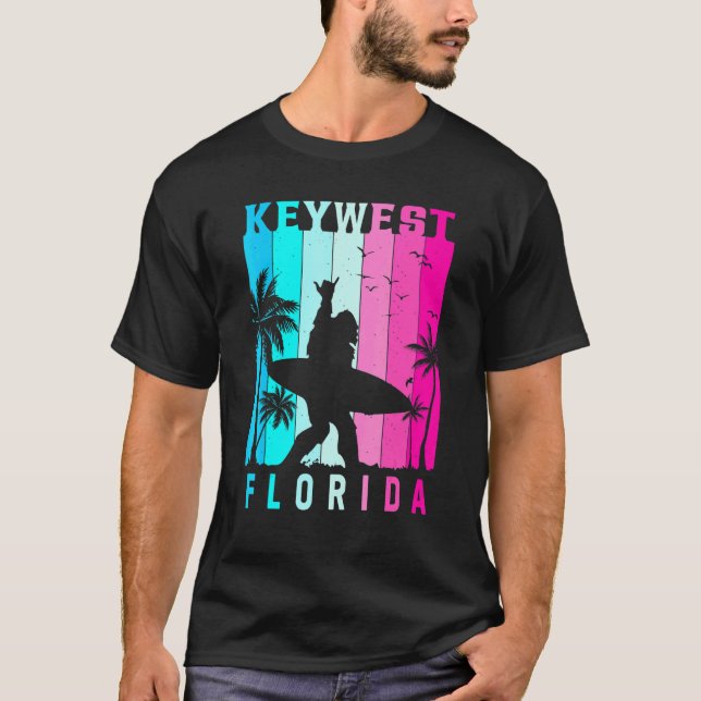Camiseta Principales Viajes A De Verano Retro Beach Del Oes (Anverso)