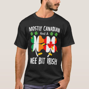 Camiseta Principalmente Canadiense Y Un Poco Irlandés St Pa