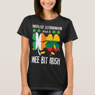Camiseta Principalmente Lituano Y Un Poco Irlandés St Patri