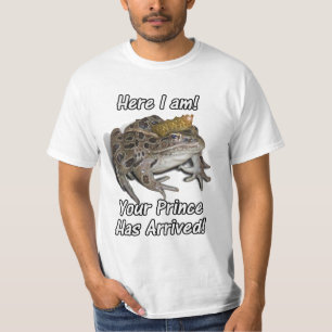 Camiseta Príncipe de la rana "¡Aquí estoy, tu príncipe ha l