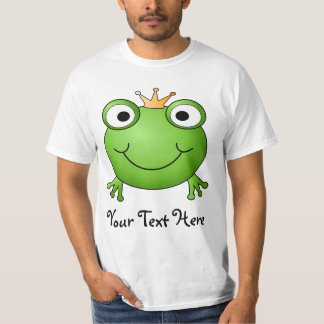 Camiseta Príncipe de la rana. Rana feliz