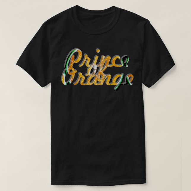 Camiseta Príncipe de Naranja (Diseño del anverso)