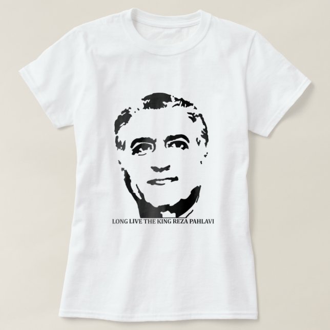 Camiseta Príncipe Heredero Reza Pahlavi Raglan Béisbol Tee3 (Diseño del anverso)