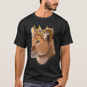 Camiseta Príncipe León Gato Salvaje Gatos Grandes Familia d