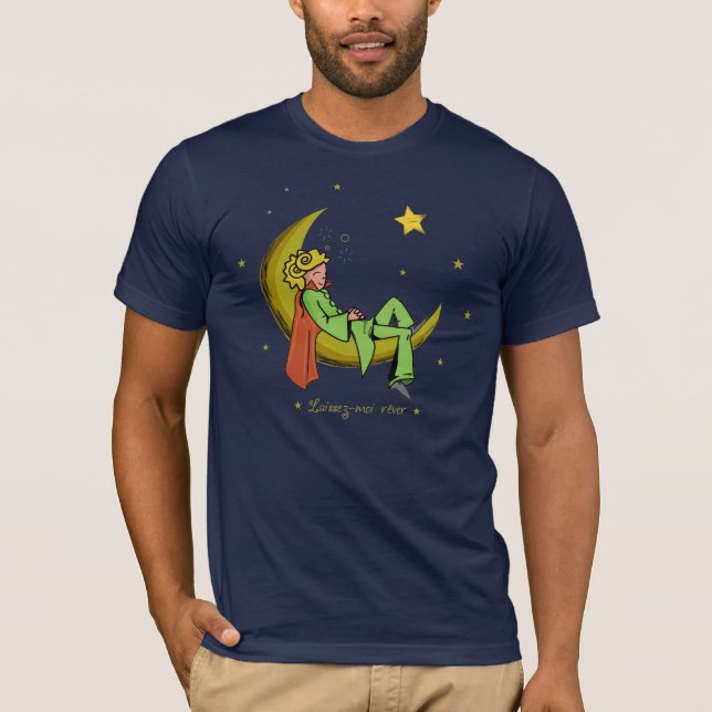 Camiseta príncipe pequeno, conte, féerique, fantastique, (Anverso)