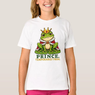 Camiseta Príncipe. Rana temporal. Rana Príncipe divertida