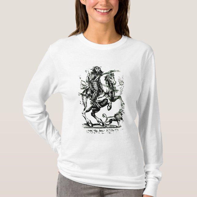 Camiseta Príncipe Rupert a caballo (Anverso)