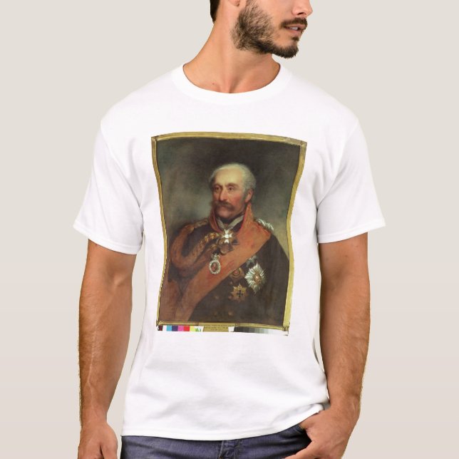 Camiseta Príncipe Von Blucher c.1816 del mariscal de campo (Anverso)