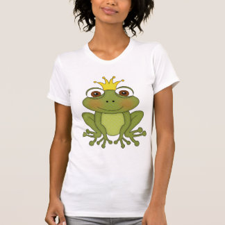 Camiseta Príncipe With Crown de la rana del cuento de hadas