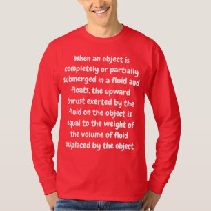 Camiseta Principio de Arquímedes
