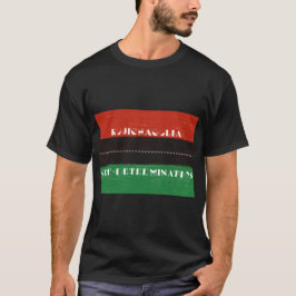 Camiseta Principio de Kwanzaa Autodeterminación de Kujichag
