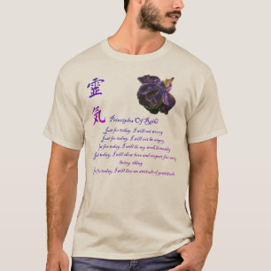 Camiseta Principios de Reiki sólo para hoy  
