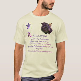 Camiseta Principios de Reiki sólo para hoy