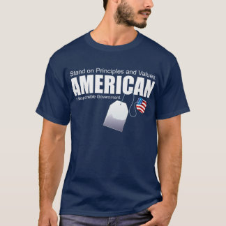 Camiseta Principios y valores AMERICANOS