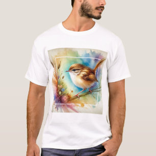 Camiseta Prinia Bird 200724AREF103 - Watercolor