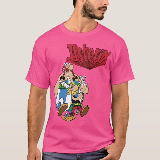 Camiseta Printed Gallic Adventures Video Game Asteri Printe (Anverso)