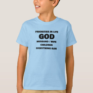 Camiseta Prioridades en la vida