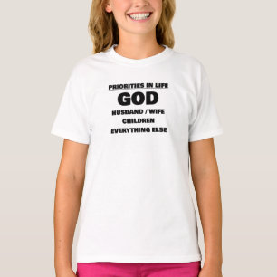 Camiseta Prioridades en la vida