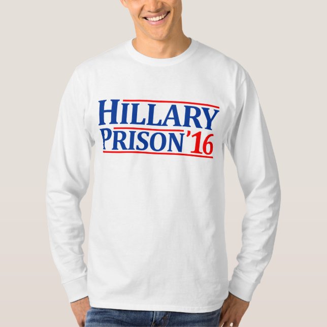 Camiseta Prisión 2016 de Hillary (Anverso)