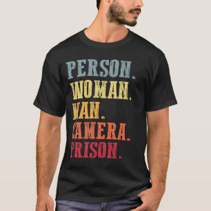 Camiseta Prisión de cámara de hombre de mujer