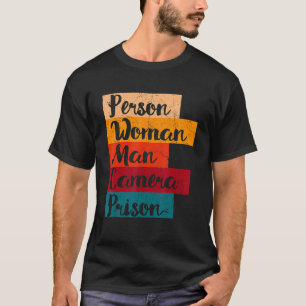 Camiseta Prisión de cámara de hombre de mujer