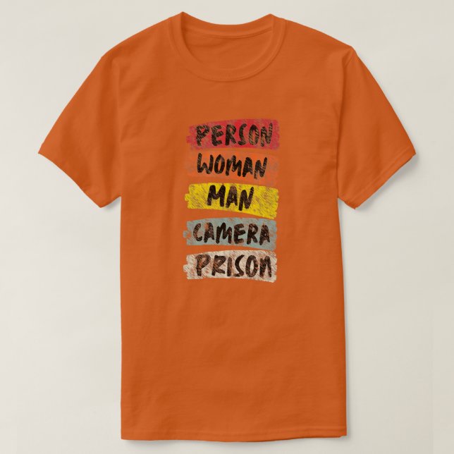 Camiseta Prisión de cámara de hombre para mujeres - 14 (Diseño del anverso)