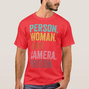 Camiseta Prisión de cámara de hombre para mujeres - 7