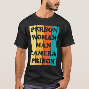 Camiseta Prisión de cámara de hombre para mujeres en 2022