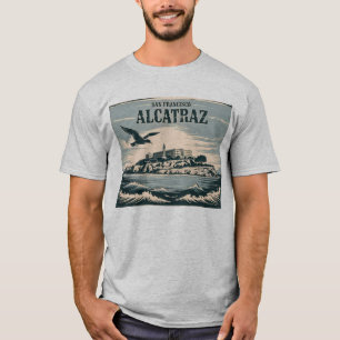 Camiseta Prisión de la Isla de Alcatraz San Francisco Viaje