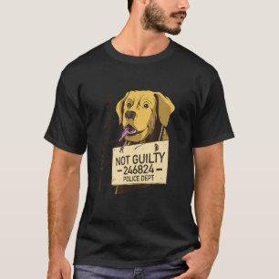 Camiseta Prisión de Mugshot de perros no culpables