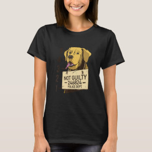 Camiseta Prisión de Mugshot de perros no culpables
