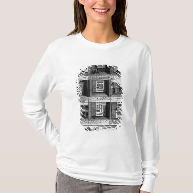Camiseta Prisión de Newgate de la forma del escape del (Anverso)