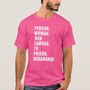 Camiseta Prisión de televisión por cámara de hombre de muje