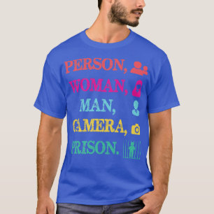 Camiseta Prisión de TV con cámara de hombre de mujer